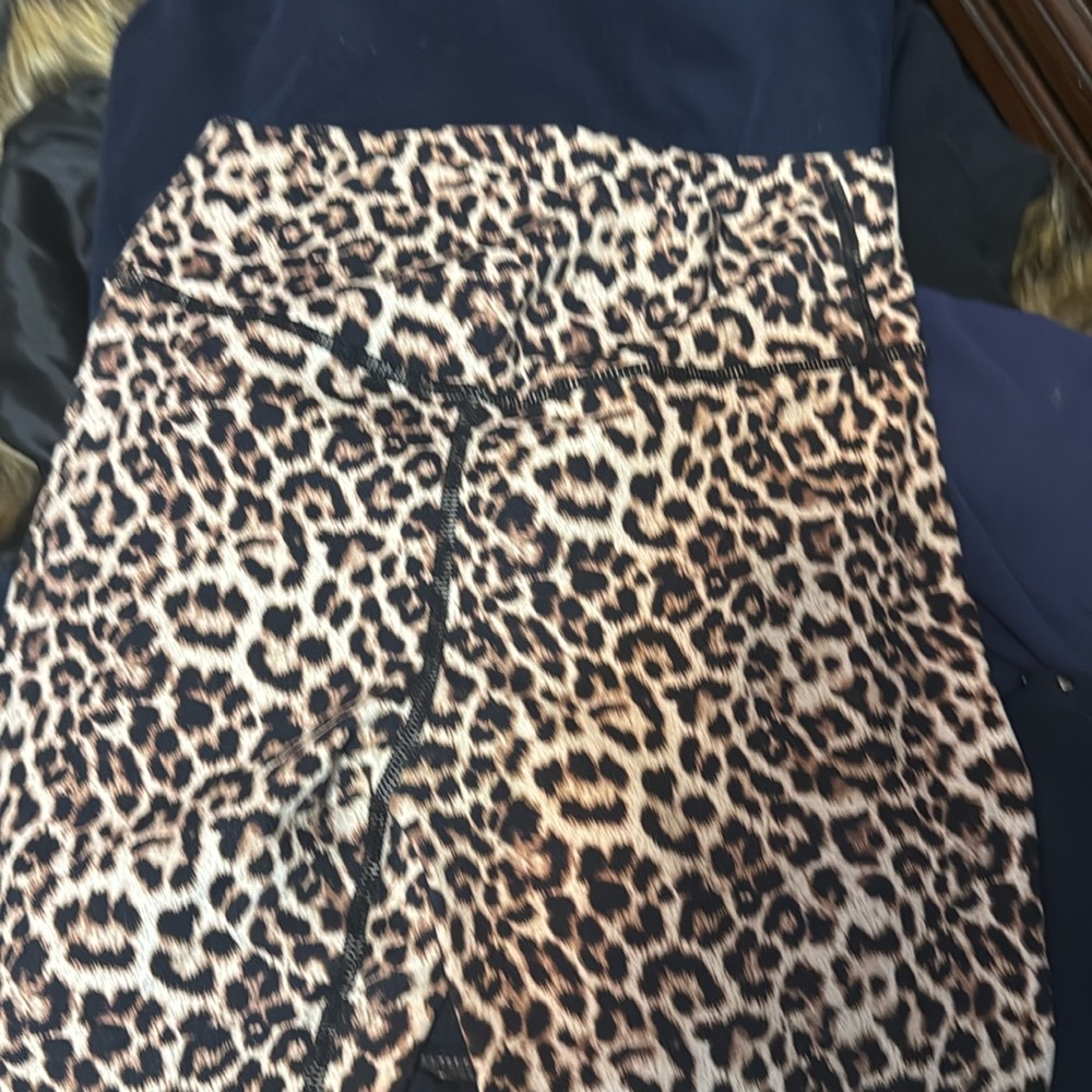 Leopard print pants